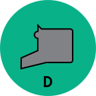 D-STYLE ROD WIPER (AU/P94T) - D-01187-P94T Image 1