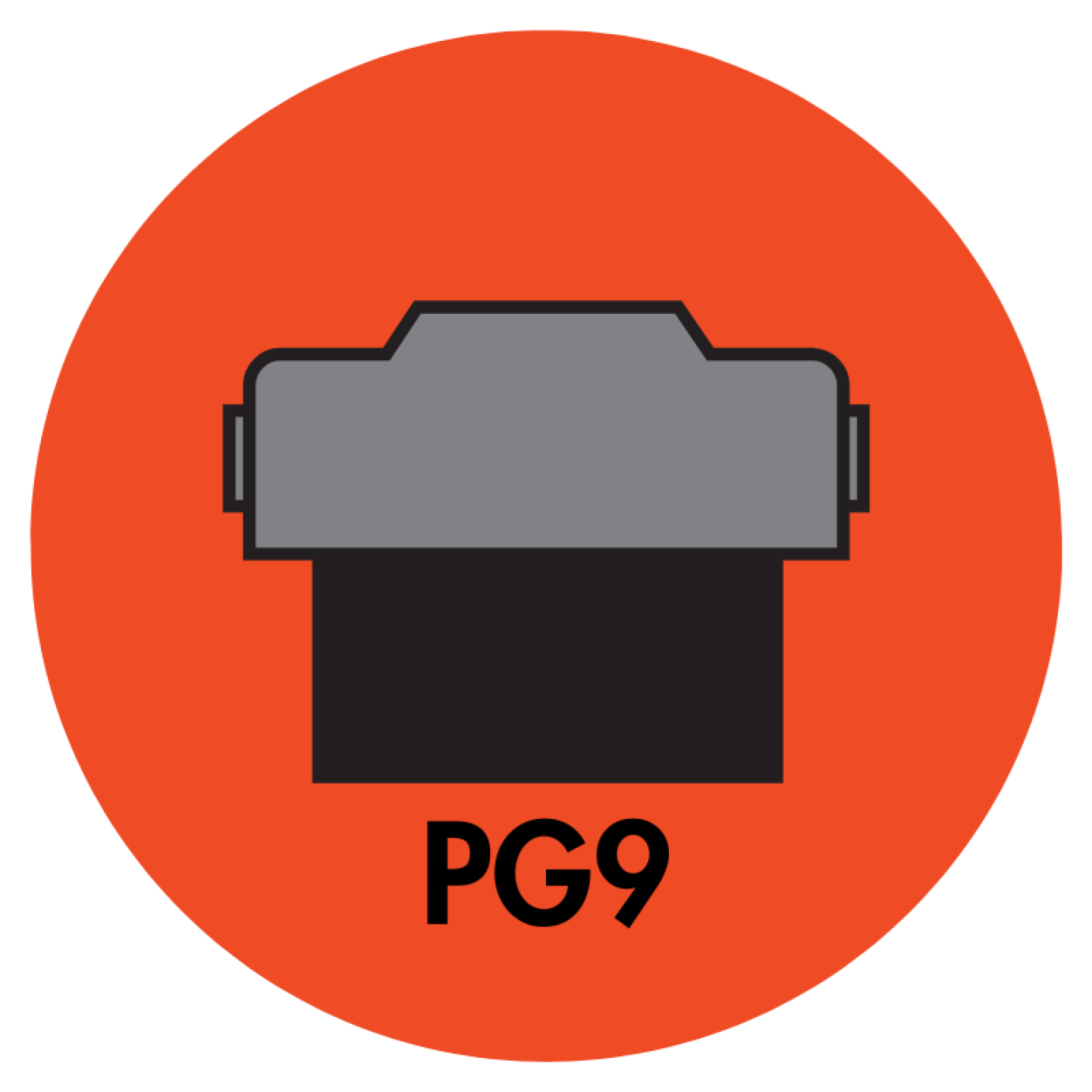 PG9 PISTON SEAL (HYTREL 55D + NBR) - PG9-01125-187-NHY55 Image 1