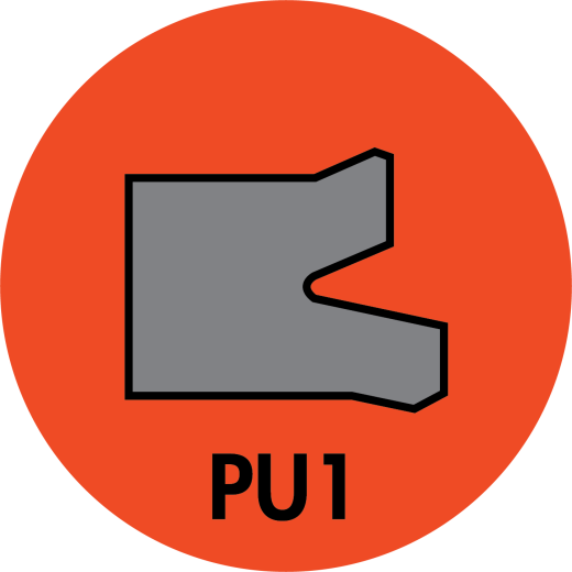 PU1 PISTON U-CUP (AU/P92E) - PU1-25003000-375-P92E