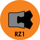 RZ1 ROD SEAL (AU/FY55 + LT NBR) - RZ1-18702000-375-NLTFY55 Image 1